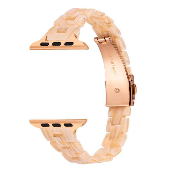 Kellon ranneke Apple Watch iWatch 41/40/38MM Silk White -kelloon
