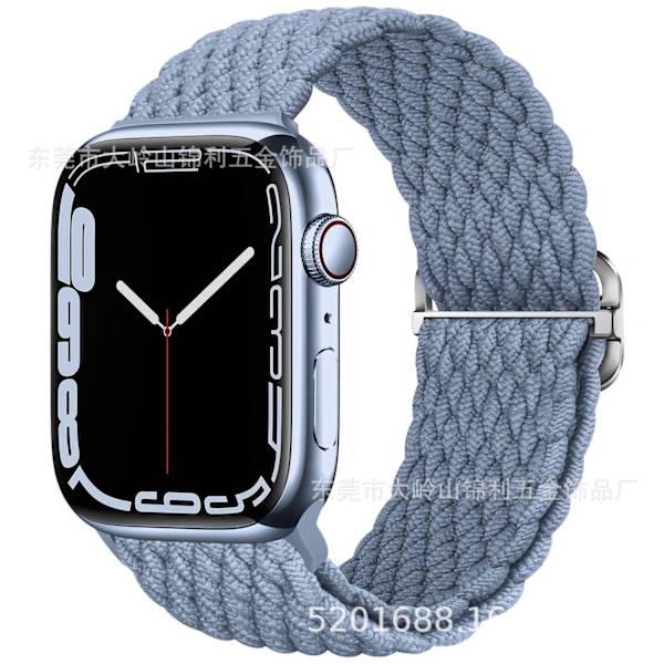 Klockarmband för Apple Watch iWatch 38/40/41/42mm blågrå