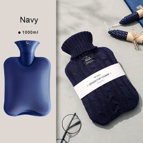 Varmtvannsflaske for hender, for kvinner, spesiell varmtvannsflaske for menstruasjon, håndvarmer, varmtvannsposer for vinteren mufen2000ml Overseas