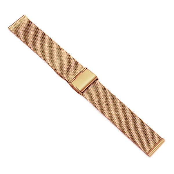 Klockarmband för Apple Watch iWatch för 38/40/41mm roséguld 04-linje enkelt spänne