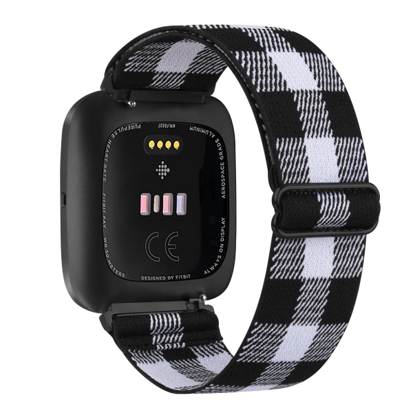 Elastisk vævet løkkestrop til Fitbit Versa 3 2 Versa Lite rem justerbar nylon sportsurrem armbånd til Fitbit Sense rem Green Arrow For Fitbit sense