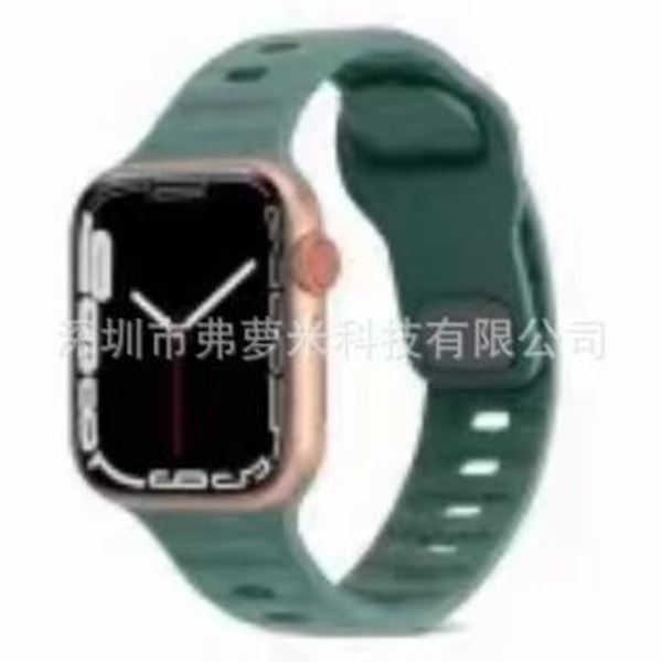 Kellon ranneke Apple Watch iWatch 38/40/41mm männynneulasen vihreä