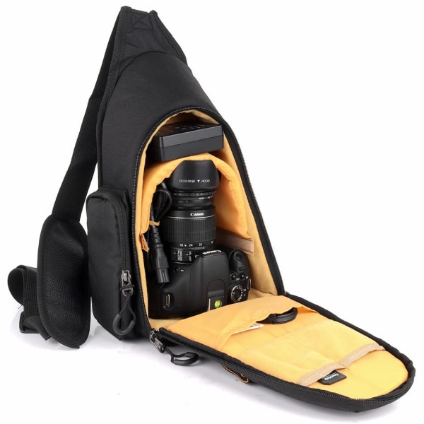 Ledig utomhuskamera väska, trekantig axelväska för Nikon kamera Default Title