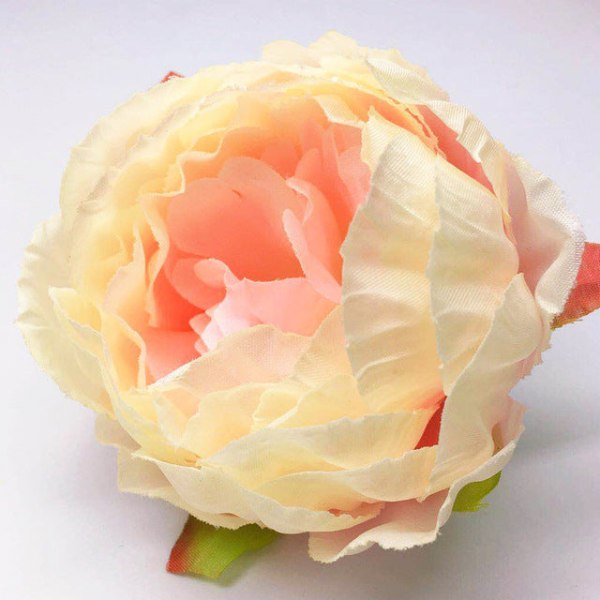 50 stk./parti 10 cm pæonblomsthoved kunstig blomst til bryllupsfest boligindretning DIY falske blomster væg guirlande KY138 Color 24