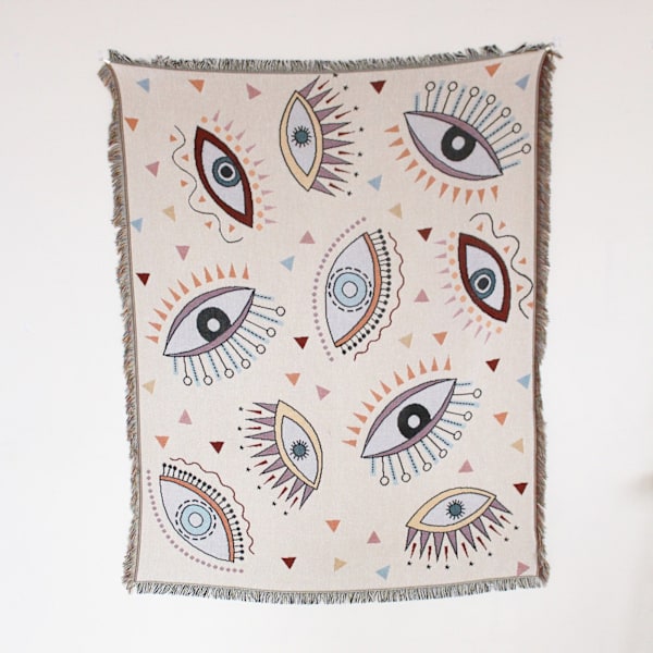Nordisk Plaider til Seng Sofabetræk Stueindretning Sofaplaid Fritid Sengetæppe Udendørs Camping Picnic Måtte Boho Tapestry XT07-12 130X160cm