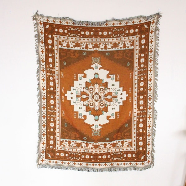 Pohjoismainen heittopeitto sängylle, sohvanpäällinen, olohuoneen sisustus, sohvanpeitto, vapaa-ajan päiväpeitto, ulkoilma-retkeilymatto, boheemi kuvakudos XT2022-4 130X160cm