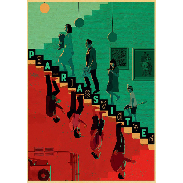 Klassiska Film Retro Affischer Beetlejuice Parasite Unga Kvinnor Nostalgi Konst Målning Hem Rum Dekor Väggdekorationer 30X21CM E19521