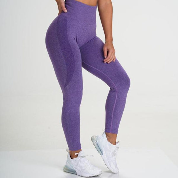 Joogahousut Korkea Vyötärö Push Up Hymy Muoto Lantiolle Leggingsit Juoksuun Fitness Salihousut light grey M