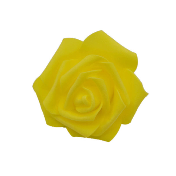 20 st 6 cm Stora PE Skumrosor Konstgjorda Blomhuvuden För Bröllopsfest Dekoration DIY Kransar Hem Dekorativa Hantverksmaterial F07 red 30pcs