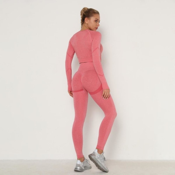 Yoga Set Träningsdräkt Dam Träningskläder Sportkläder Fitness Set Greenlongset M