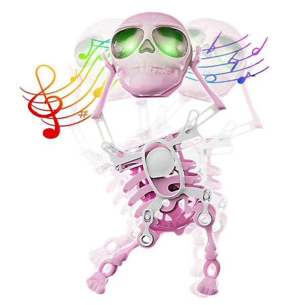 Dansende Skelet pink pink