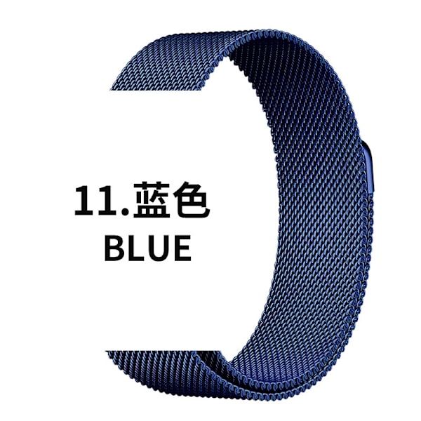 Klockarmband för Apple Watch iWatch 38/40/41/42mm 0:e generationen 11 blå