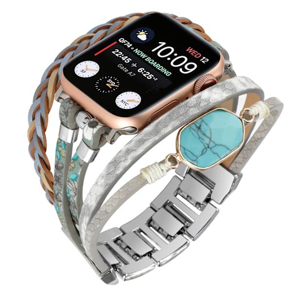 Kellon ranneke Apple Watch iWatch S10 46MM Emerald Chain -kelloon