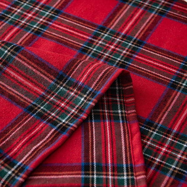 Julhelg Duk Röd Rutig Bordsduk Vardagsrum Dekoration Te Bordsduk Bordsmatta Rektangulär Duk Large plaid red 140*260cm