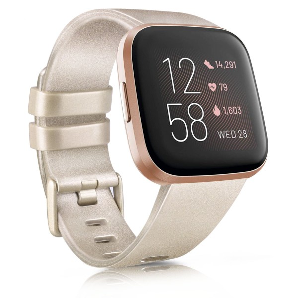 Udskiftningsurrem til Fitbit Versa 2 SE Rem Silikone Sportsarmbånd til Fitbit Versa Lite Armbånd Smartwatch Tilbehør wine red size S for versa 2