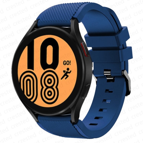 20mm 22mm Armband för Samsung Galaxy Watch 4/Classic/3/46mm/42mm/active 2 Gear s3 /S2 silikonarmband Huawei GT/2/GT2 Pro rem Dark green 20mm