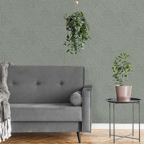 Puinen geometrinen tapetti Holden Sage Sage