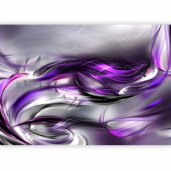 Itseliimautuva seinätarra - Violetit pyörteet 98x70 cm 98x70 cm