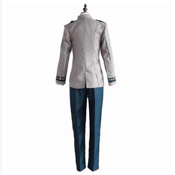 Anime Boku No Hero Academia Midoriya Izuku Bakugou Katsuki Grå My Hero Academia OCHACO URARAKA Skoleuniform Cosplay Kostumer Boy No Shirt L