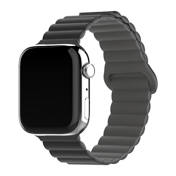 Kellon ranneke Apple Watch iWatch 42/44/45/49mmS10 46mm Musta harmaalla