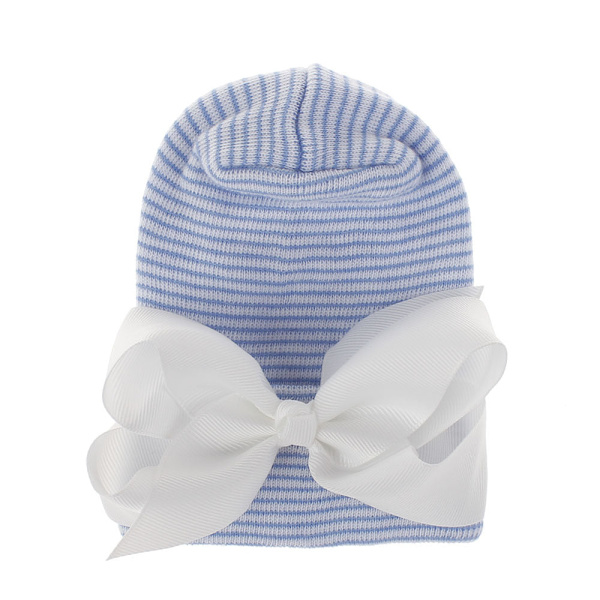 Babyhue Vinterhue Beanie Dobbeltlags Fortykkede Sløjfehue Baby Ny Hospitalshue #14 white knot Red Hat Average size