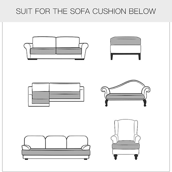 Samettinen sohvan istuinpäällinen, tyynynpäällinen, paksu Jacquard-kuvioitu, pehmeä joustava sohvanpäällinen, huonekalusuoja color2 cushion cover 1pc