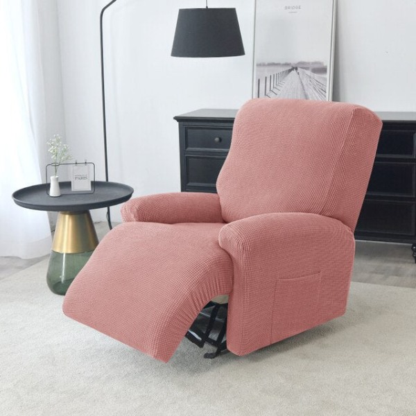 Delad Design Fåtöljöverdrag Relax Allomfattande Massage Lounger Enkel Soffa Överdrag för Vardagsrum Fåtöljöverdrag A15 Recliner Cover