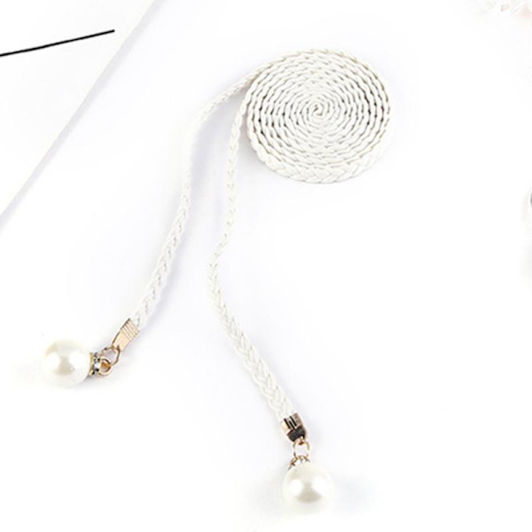 Damboutique Klänning Midjebälte Pärlor Dekorativ Lång Midjekedja Accessoarer Like the picture 17