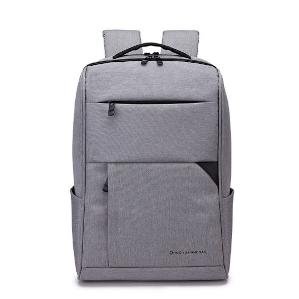 Moderigtig sportsrygsæk i nylonmateriale af polyamider Light Grey