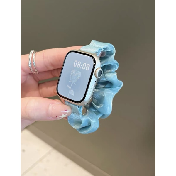 Klockarmband för Apple Watch iWatch 38/40/41/ 10:e generationen 42mm universal blå vatten grön