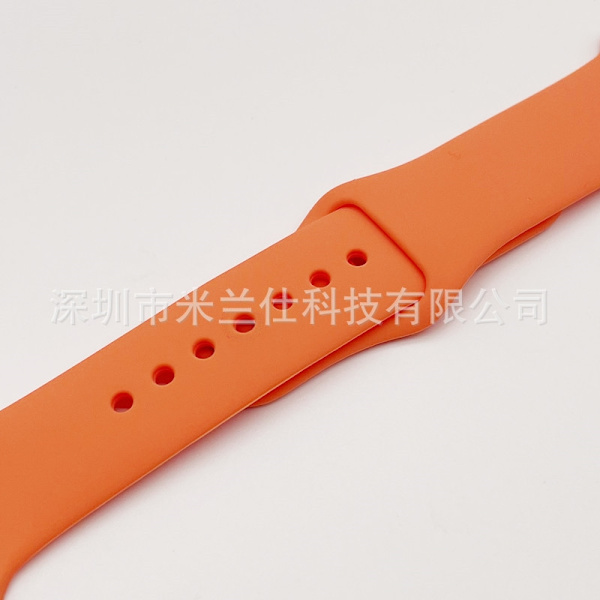 Klockarmband för Apple Watch iWatch 38/40/41/42mm-S10 utökad storlek ML kod 23 aprikosröd