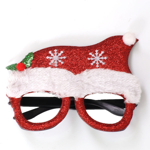 Juldekorationer Julprodukter Snögubbe Gevir Julglasögon Dekoration Festtillbehör Red HOHO