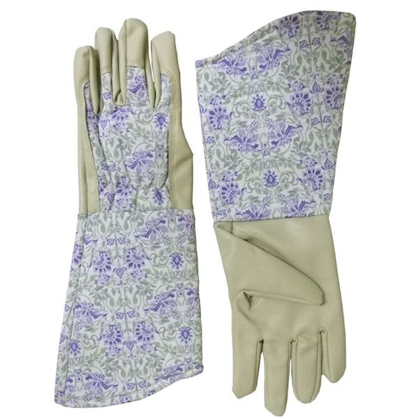 Trädgårdshandskar Arbete Plantering Hushållsarbete för Män Kvinnor Tåliga Rosbeskärning Med Långt Underarmskydd Long white-9120 One size fits all