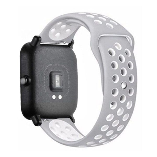 20mm/22mm silikonband för Amazfit GTS/2/2e/GTS2 Mini/GTR 42mm/47mm/GTR2/2e/stratos 2/3 Sportklocka Watch Amazfit bip-rem black-lime 22mm watch band