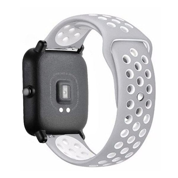 20mm/22mm silikonrem for Amazfit GTS/2/2e/GTS2 Mini/GTR 42mm/47mm/GTR2/2e/stratos 2/3 Sport Watch Bracelet Amazfit bip reim black-lime Amazfit GTS-2-2e-min