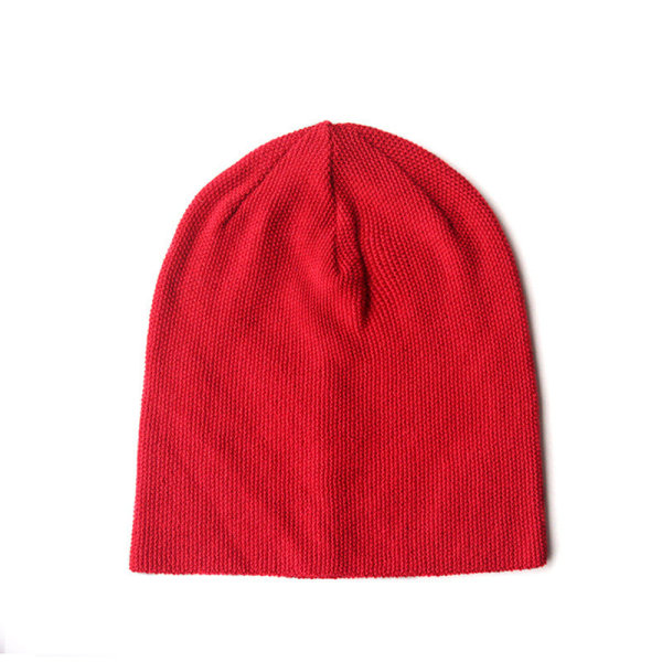 Blandet Åndbar Strikket Hue Toque Trendy Mænd og Kvinder Efterår Vinter Nattehue Hovedhåndklæde Light gray M（56-58cm）