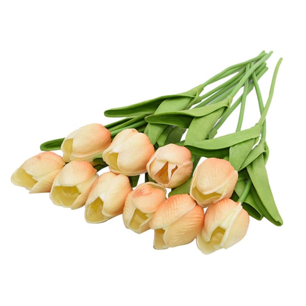 10 stk. høykvalitets ekte berøringsfølelse Calla Lily kunstige blomster Calla Lily bukett for bryllupsbukett Brude hjem blomsterdekorasjon B11 10pcs