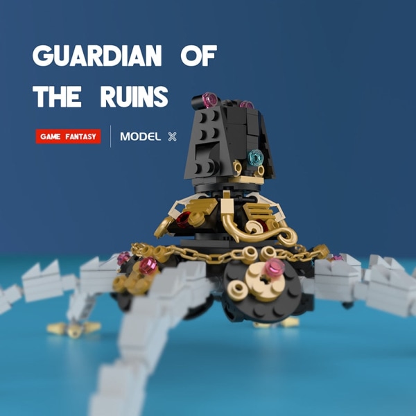 Moc Game Karaktär Zeldaed Ruiner Guardian Byggstenar Actionfigur Konstruktion Tegelstenar Pedagogiska leksaker för barn Present Default Title