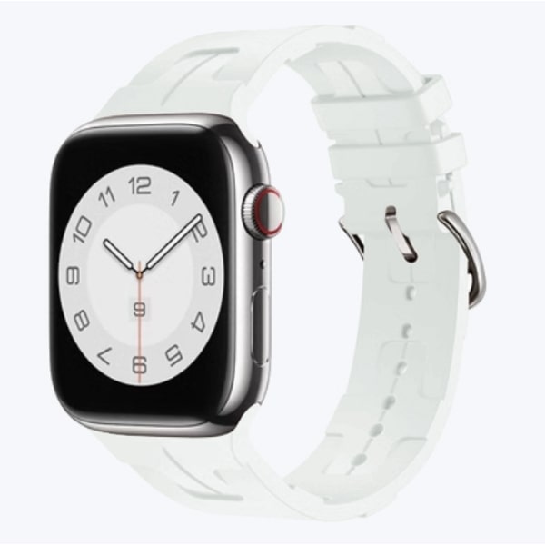 Kellon ranneke Apple Watch iWatch 42-49mm Valkoinen