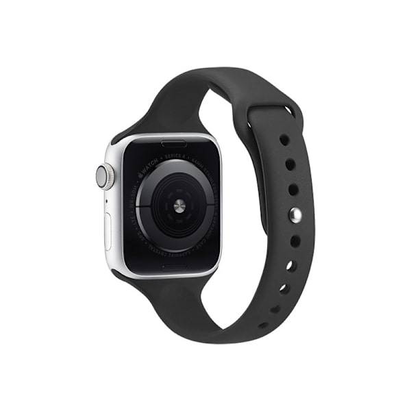 Klockarmband för Apple Watch iWatch 42-49mm vit låda regular svart