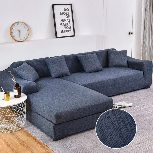 Elastisk sofabetræk med krydsmønster, strækbart all-inclusive sofabetræk til stue, sofabetræk til sofa og loveseat Color 8 1-seat 90-140cm