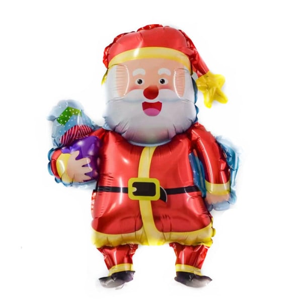 Mini Julgran Jul Snögubbe Ballong Julgransarrangemang Ballong Mini Jul Aluminiumfilm Ballong Christmas gift for old man