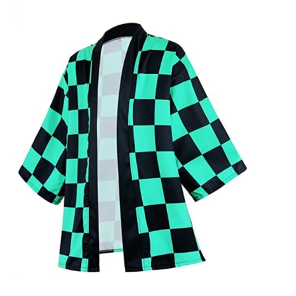 Anime Cosplay Kostyme Demon Slayer Kimetsu No Yaiba Haori Kimono Agatsuma Zenitsu Kochou Shinobu Sommerjakke Skjorte Anime Klær A XXS