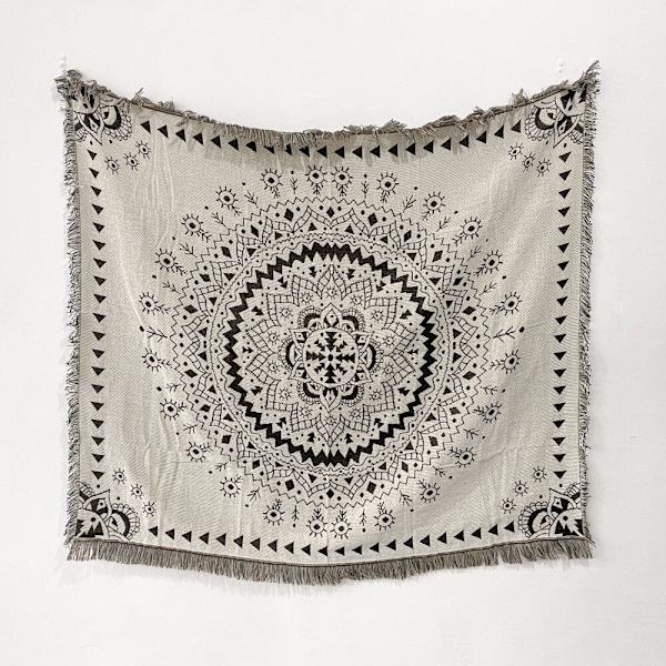 Sofffilt Tapestry Bohemisk Filt Fritidsfilt Överkast Filt Tofsfilt Soffhandduk Trådfilt Sofföverdrag Filt XT07-11 130x150