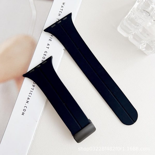 Urrem til Apple Watch iWatch 42/44/45/49mm Sort