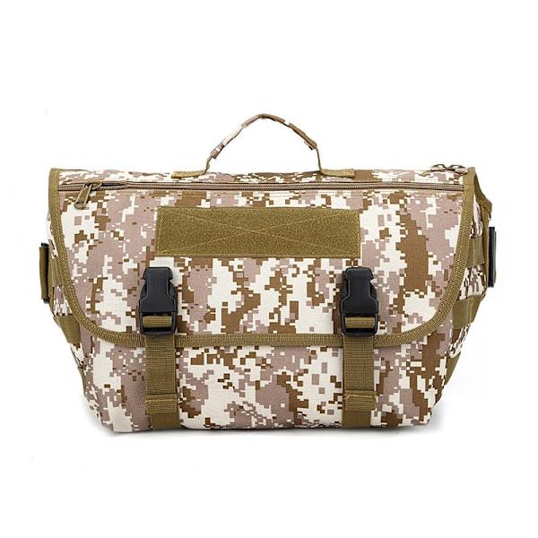 Holdbar udendørs nylon sport udendørs messenger taske ACU