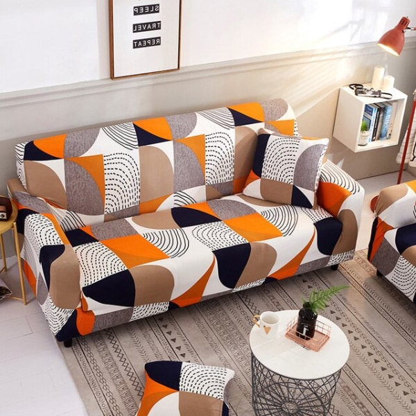 Joustavat narukuvioiset sohvanpäälliset olohuoneeseen, venyvät kulmasohvan päälliset 1/2/3/4-istuttavalle sohvalle color 12 1-seater 90-140cm