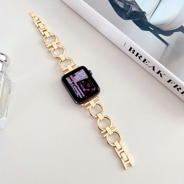 Urrem til Apple Watch iWatch 38/40/41/s10 generation 42mm guld
