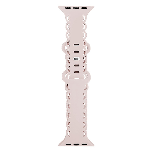 Klockarmband för Apple Watch iWatch 38mm Rosa Sand