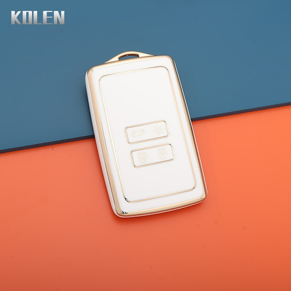 TPU Bil Fjernbetjenings Nøgle Etui Cover Skal Til Renault Koleos Kadjar Megane Clio Captur Talisman Espace Kangoo Sandero Fob Tilbehør Red